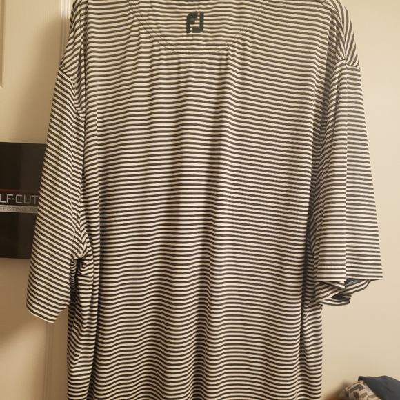 FootJoy Sea Island Striped Polo XL - Picture 5 of 6